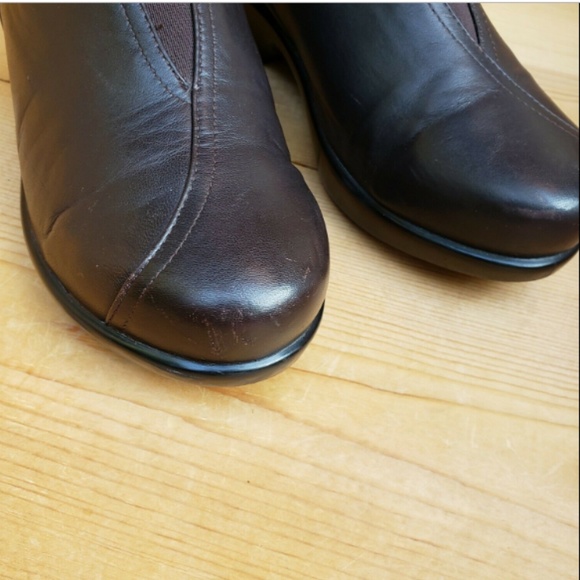 Dansko 39 US 9 Arden Chocolate Leather Comfy Clogs - Picture 8 of 8